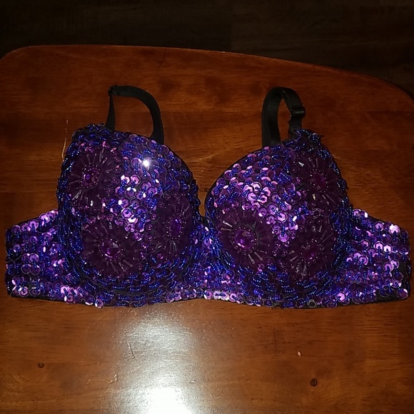 Other - Festival jeweled beaded bra